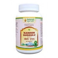 Кайшор гуггул Махариши Аюрведа /Kaishora Guggulu 25gm (100tab) - при подагре, артритах и артрозов