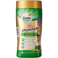 Чаванпраш Сона Чанди с золотом, серебром и шафраном, 450 гр  Chyawanprash Sona Chandi Zandu, 450 gr
