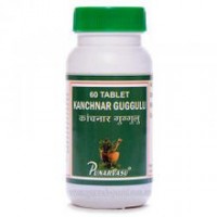 Kanchanar Guggul, Punarnavasu, 60 tab - cleansing, tumor removal