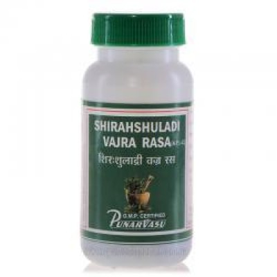 Shirashula Vajr Ras, Punarvasu, 60 tabs - headaches, migraines