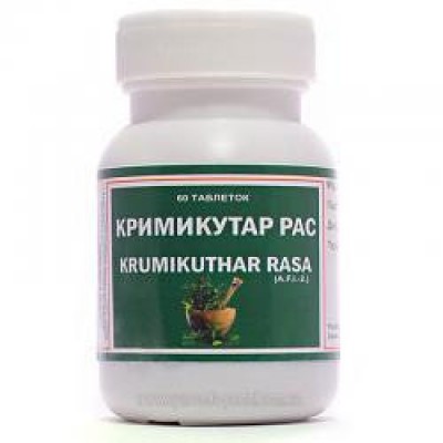 Крими Кутар Рас, Пунарвасу, 60 таб - устранение гельминтов