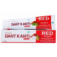 Зубная паста Дент Канти Ред, 100 г., Патанджали / Dant Kanti Red Toothpaste, Patanjali