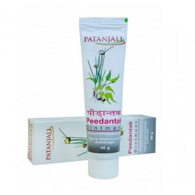 Крем от боли в суставах и мышцах Пидантак, 50 г, Патанджали / Peedantak Pain Reliever, Patanjali