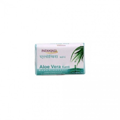 Увлажняющее мыло c Алоэ Вера, 75 г, Патанджали / Aloe Vera Kanti Body Cleanser, Patanjali