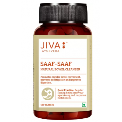 Saaf saaf Jiva / Saaf saaf Jiva, 120 tab - improvement of digestion, cleansing
