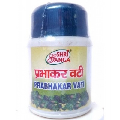 Прабхакар Вати, Шри Ганга, 60 таб. / Prabhakar Vati Shri Ganga Pharmacy– сердечный тоник